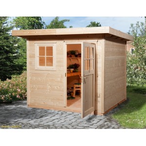 Abri de jardin en bois, 170, 4,81 m², parois 28mm, Weka, achat, pas cher