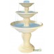 Fontaine Cascade en pierre reconstituée, 3 vasques, 170cm, achat/vente