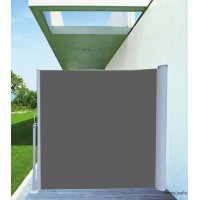 Brise-vue gris acier x25 m, 200 g/m², 95% occultant, Ideal Garden