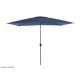 Parasol droit, 3 x 2 m, inclinable, manivelle, ProLoisirs