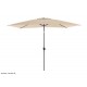 Parasol droit, 3 x 2 m, inclinable, manivelle, ProLoisirs