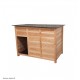 Niche pour chien M en douglas 105x65x80 cm, Le Livet