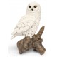 Harfang des neiges, H.33 cm, animal en résine, décoration extérieure