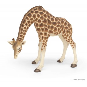 Girafe, H.44 cm, animal en résine, décoration extérieure