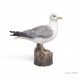 Mouette, H.23 cm, animal en résine, décoration extérieure