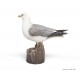 Mouette, H.23 cm, animal en résine, décoration extérieure