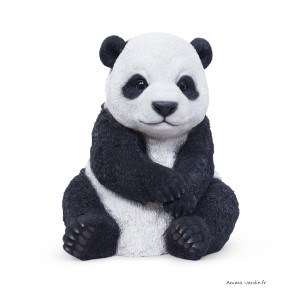 Panda, H.36 cm, animal en résine, décoration extérieure