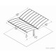 Carport double en aluminium, Arizona Breeze, 28,6 m²