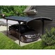 Carport simple en aluminium, Atlas, 14,2 m²