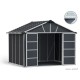 Abri de jardin Yukon Grey, 9 m², Polycarbonate