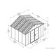 Abri de jardin Yukon Grey, 9 m², Polycarbonate