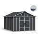 Abri de jardin Yukon Grey, 13,1 m², Polycarbonate