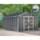 Abri de jardin Yukon Grey, 17,2 m², Polycarbonate