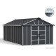 Abri de jardin Yukon Grey, 21,3 m², Polycarbonate