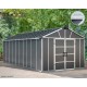 Abri de jardin Yukon Grey, 21,3 m², Polycarbonate