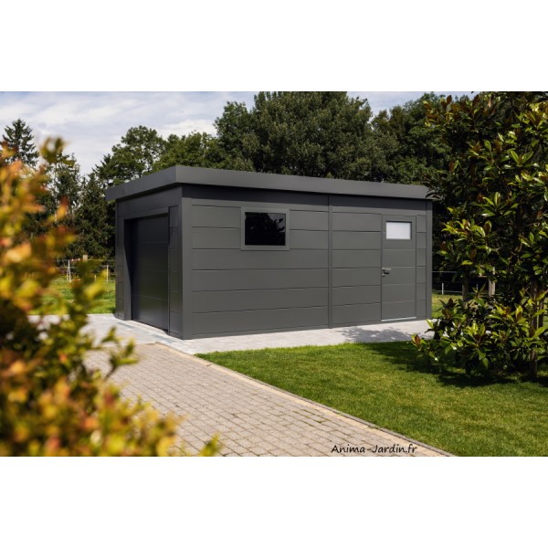 Jardin et extérieur : Garage modern motorisé Solid 358X538 cm (40 MM), à  prix imbattable