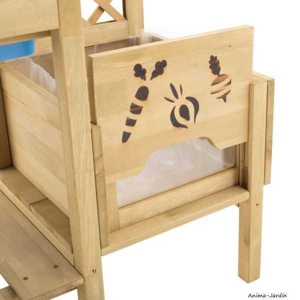 Tour d'observation Montessori Craffox pour tout-petit Blanc