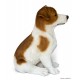 Chien Jack Russell, H.28 cm, animal en résine, décoration extérieure