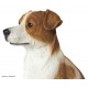 Chien Jack Russell, H.28 cm, animal en résine, décoration extérieure