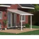 Pergola adossée Olympia blanc, Aluminium