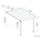 Pergola adossée Olympia blanc, Aluminium