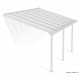 Pergola adossée Olympia blanc, Aluminium