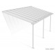 Pergola adossée Olympia blanc, Aluminium