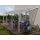 Pergola adossée Olympia blanc, Aluminium