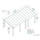 Pergola adossée Olympia blanc, Aluminium