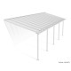 Pergola adossée Olympia blanc, Aluminium