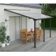 Pergola adossée Olympia gris, Aluminium