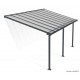 Pergola adossée Olympia gris, Aluminium