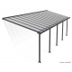 Pergola adossée Olympia gris, Aluminium