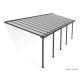 Pergola adossée Olympia gris, Aluminium