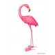 Flamant Rose, H.77 cm, animal en métal, décoration extérieure