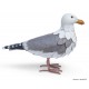 Mouette, L.39 cm, animal en métal, décoration extérieure