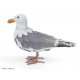 Mouette, L.39 cm, animal en métal, décoration extérieure