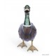 Canard, L.30 cm, animal en métal, décoration extérieure