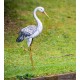 Cigogne, H.85 cm, animal en métal, décoration extérieure