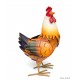 Poule, H.33 cm, animal en métal, décoration extérieure