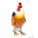 Poule, H.33 cm, animal en métal, décoration extérieure