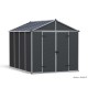 Abri de jardin Rubicon Gris , 7,2 m², Polycarbonate