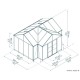 Serre de jardin 17,3 m², Triomphe, Polycarbonate