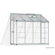 Serre de jardin 3 m², Learn To Adossée, Polycarbonate