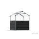 Mini-Serre de jardin 1,4 m², Plant-Inn, Polycarbonate