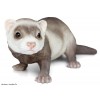 Furet, L.33 cm, animal en résine, décoration extérieure