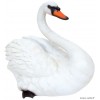 Grand cygne, L.35 cm, animal en résine, décoration extérieure