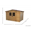 Abri de jardin en bois 20 mm, 9,42 m², Foresta