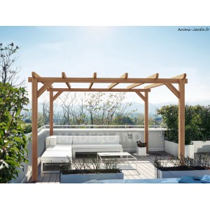 Pergola sur pieds en bois, Sitges