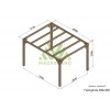 Pergola sur pieds en bois, Fuengirola